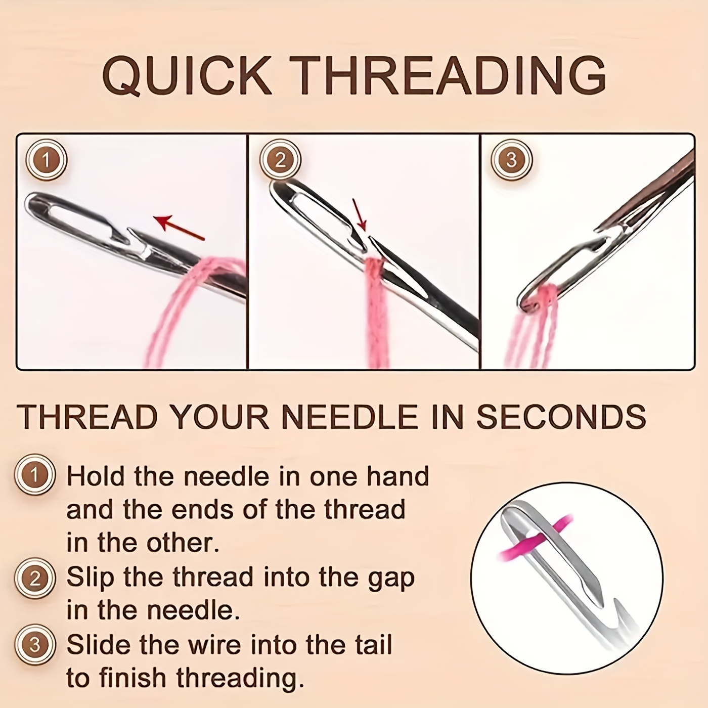 Needles & Thread for Quilting