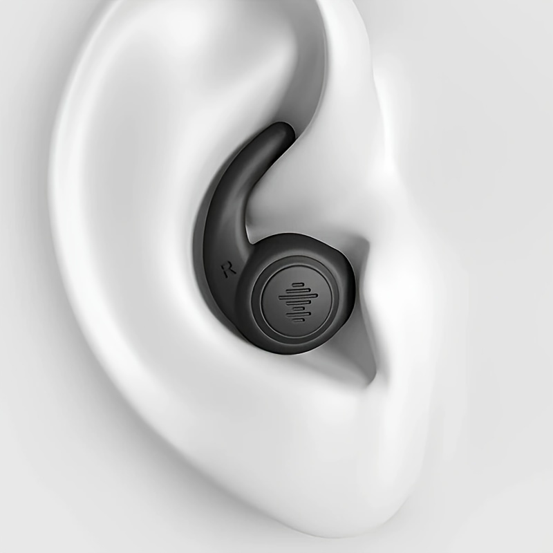 WUTAN Bouchon d'oreille pour Dormir Silicone Bouchons d'oreille Anti Bruit  2 Paires Bouchon d'oreille Confortable Réduction du bruit 33dB Bouchons