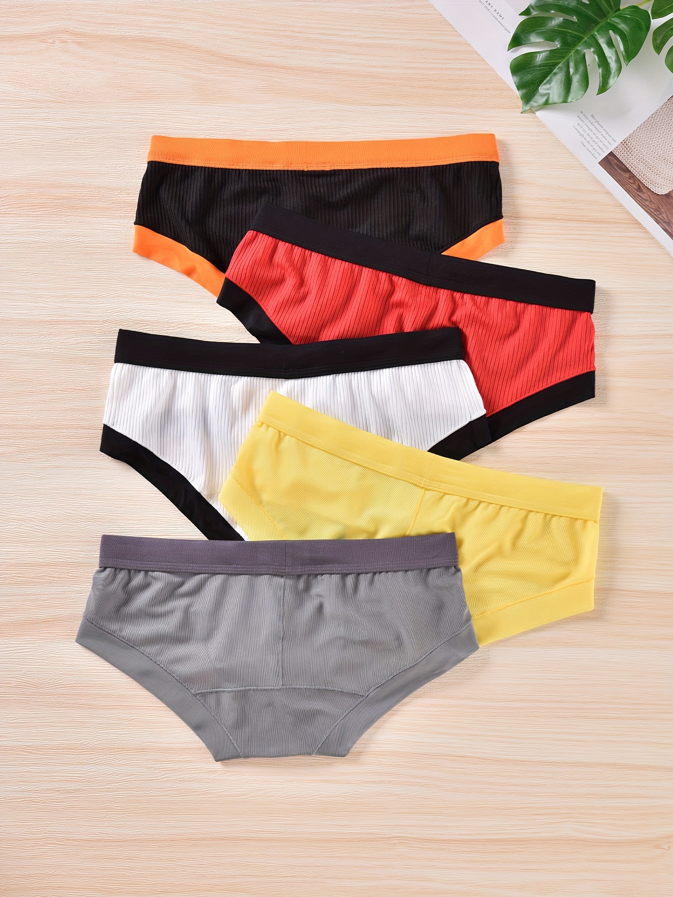 Male Mens Underwear Clothes Thread Panties Underpants Breathable Young