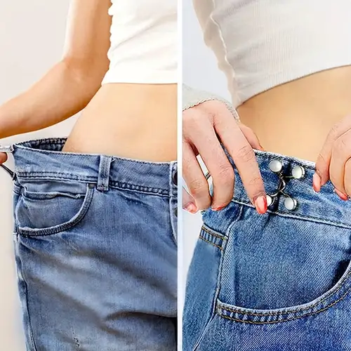 6pcs buttons for jeans jean button loose jeans buttons Elastic
