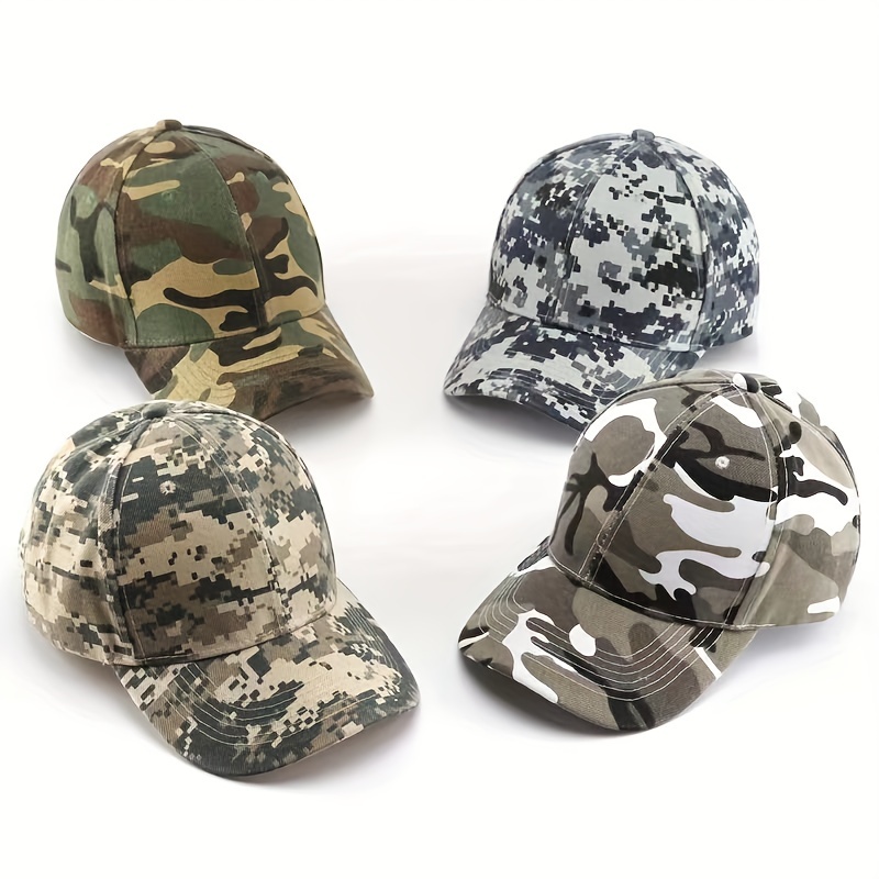 Axbxcx Summer Camouflage Baseball Mesh Adjustable Sunshade - Temu