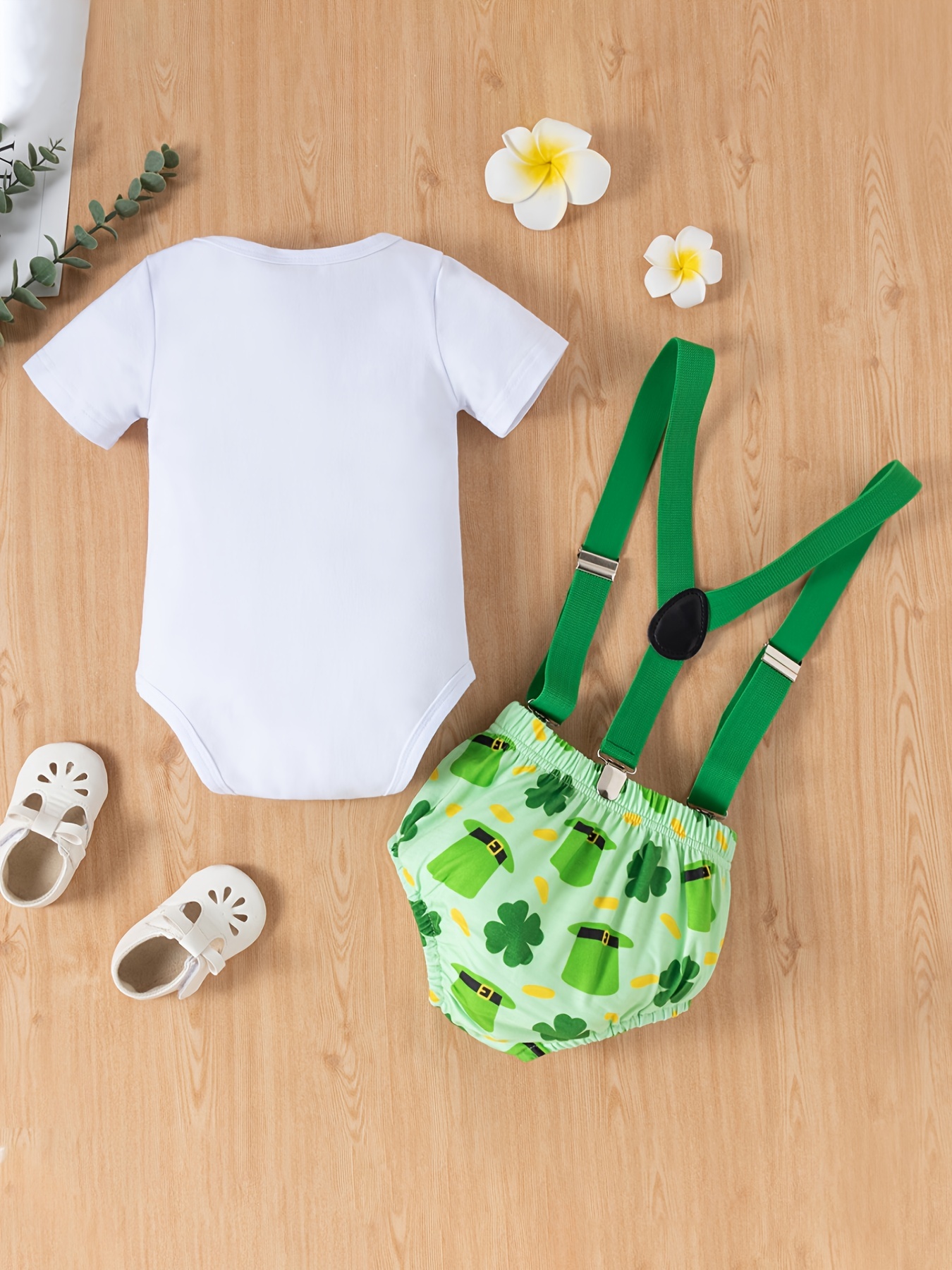 Newborn Baby Boys My 1st ST Patrick's Day Green Outfit Bodysuit Romper +  Pants Clothes 3Pcs Sets : : Clothing, Shoes & Accessories