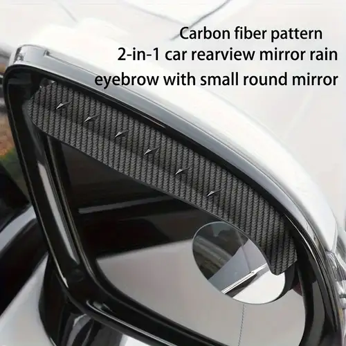 1 Paar Rückspiegel Seitenspiegel Regenbrett Augenbrauenschutz Sonnenblende  Autozubehör Farbe Schwarz / Transparent, Sparen Sie Mehr Mit  Ausverkaufsangeboten