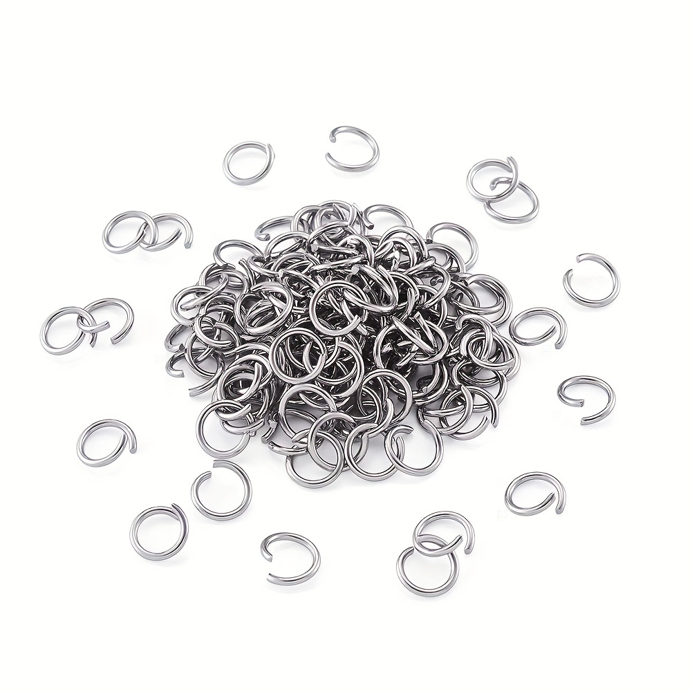 200pcs Open Jump Ring Double Loops Split Rings Connectors For Jewelry Making  DiY