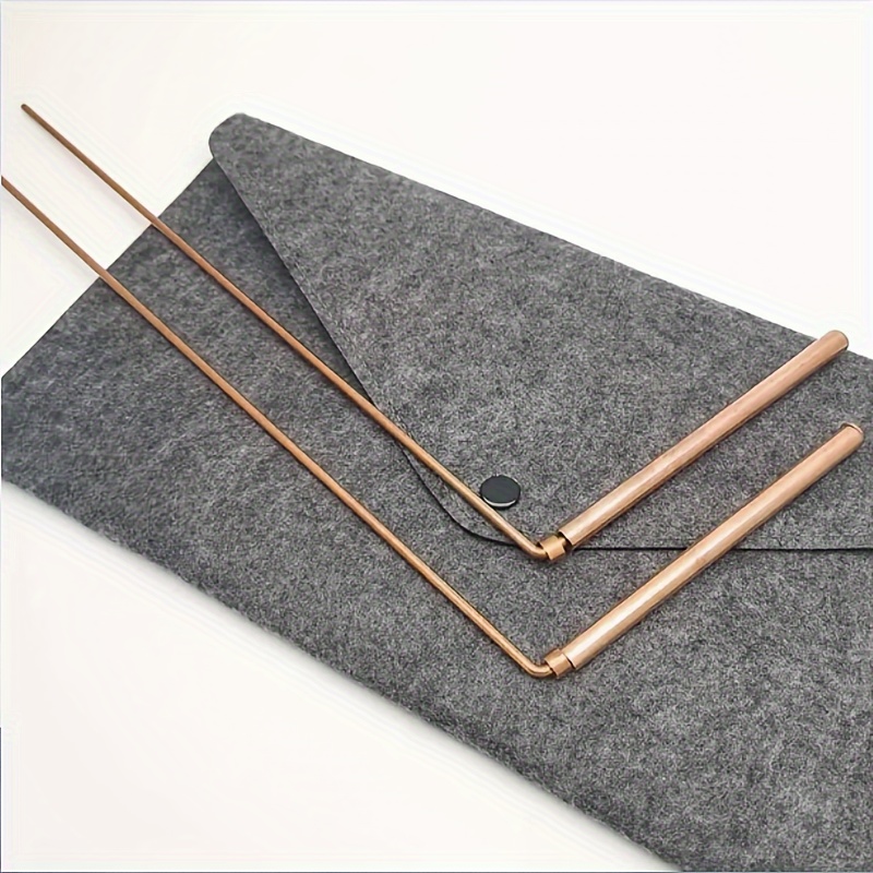 2PCS 99.9% Copper Dowsing rods Pure Copper Divining Rods Ghost Hunting