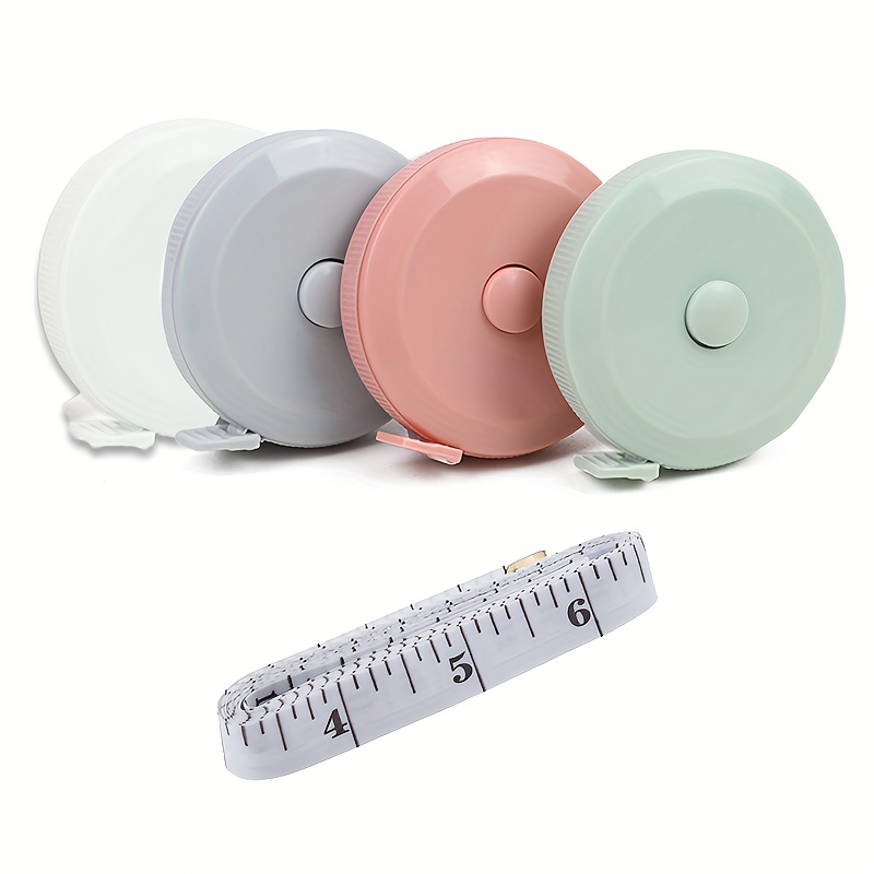 2 Pack Tape Measure Measuring Tape for Body Fabric Sewing Tailor Cloth Knitting Vinyl Home Craft Measurements, 60-Inch Soft Fashion Pink 