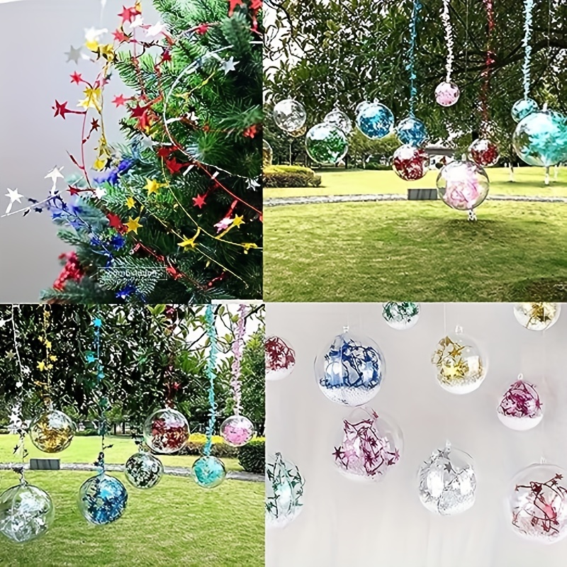 Sparkle Star Wire Wreath Wire Suitable Christmas Tree Home - Temu