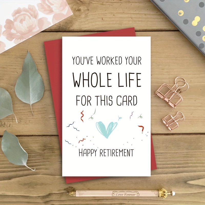 20 Ideas for Retirement Greeting Cards