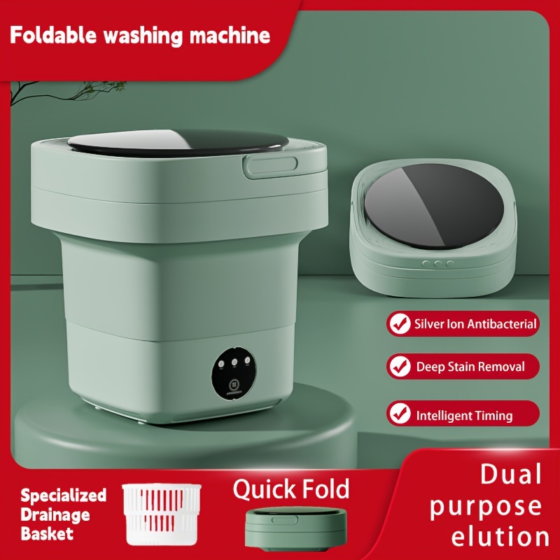 Machine à laver portable Mini laveuse pliable 10l pour laver les petites  pièces de vêtements pour les appartements