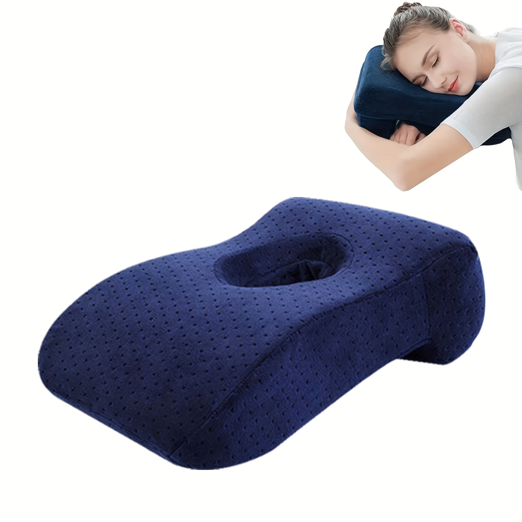 Soporte de cuello de almohada portátil súper suave para viajes de oficina,  escritorio para acampar, viajes de apoyo perfecl almohada para la siesta