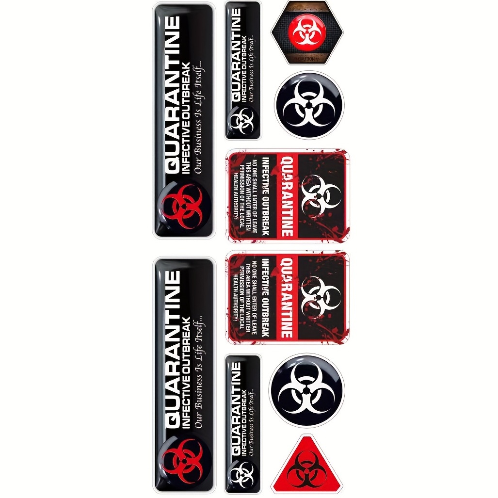 2pcs Umbrella Corporation Emblem Badge auto aufkleber car Sticker Resident  Evil