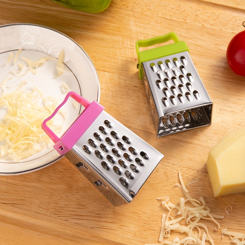 Mini Box Grater Mini Cheese Grater 4 sided Stainless Steel - Temu