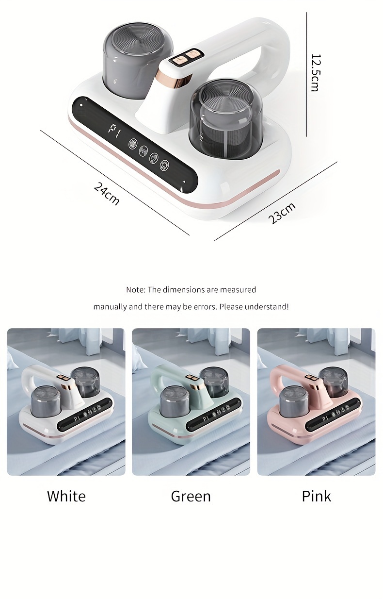 Aspirador de ácaros con luz UV esterilizador con Cable Aspiradora de  colchones y tapiceria Aspirador de Mano Anti acaro : : Hogar y  cocina