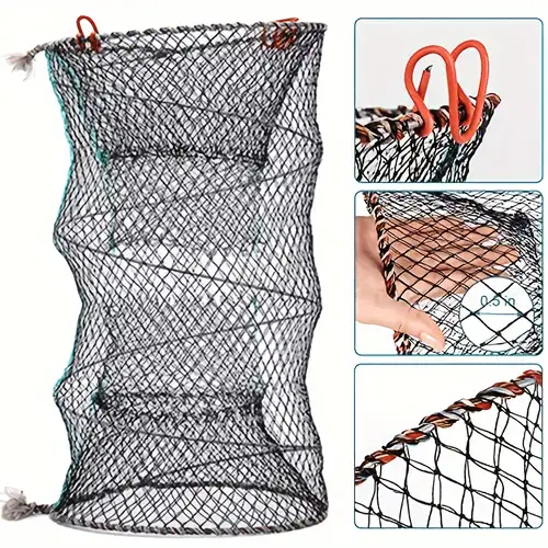 Durable Foldable Nylon Trap For Catching Shrimp Crab Prawn - Temu