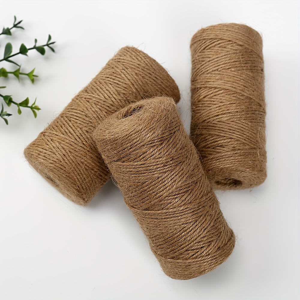 Natural Jute Twine Long Twine For Crafts Gift Wrapping Packing Gardening  Crochet Knitting Macrame Decor Wedding Decor Hanging Tags (brown ) - Temu  United Arab Emirates