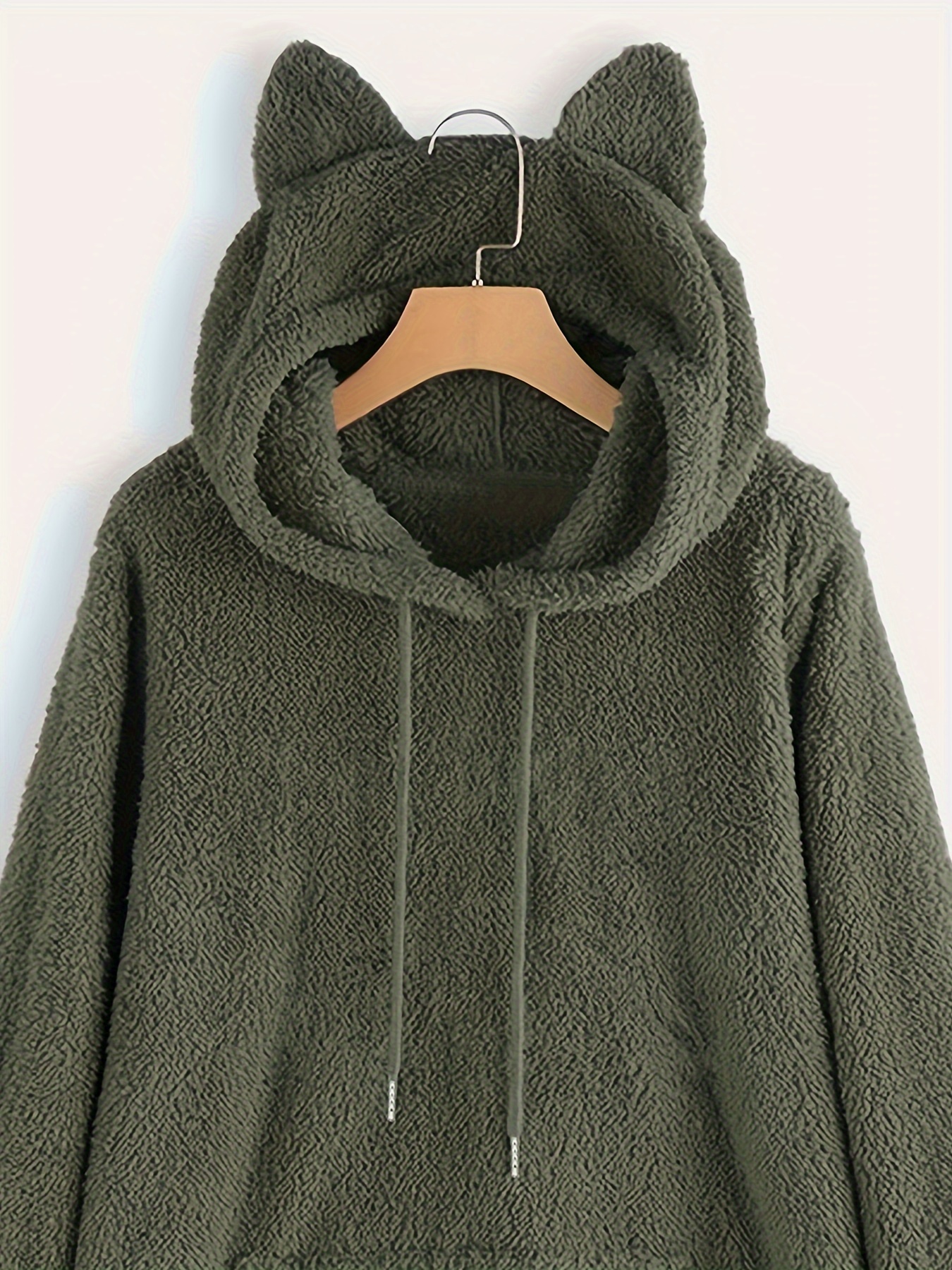 Plus size hoodie with sales ears