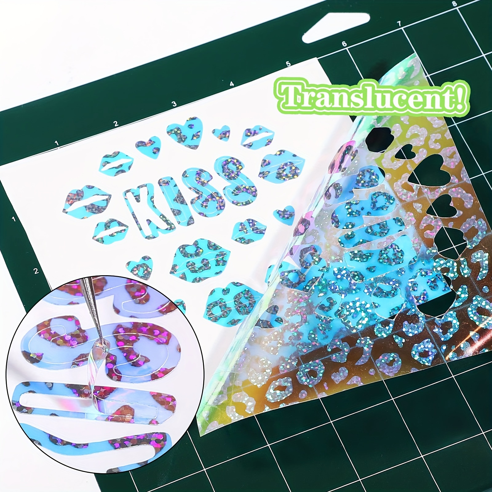 Holographic Crystal Stickers 3 Pack Large Holographic Vinyl