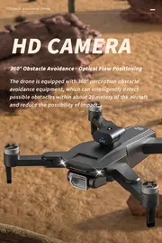 obstacle avoidance drone with dual cameras optical flow positioning automatic shot detection hd real time transmission one key return 360 tumbling suitable for beginner details 0