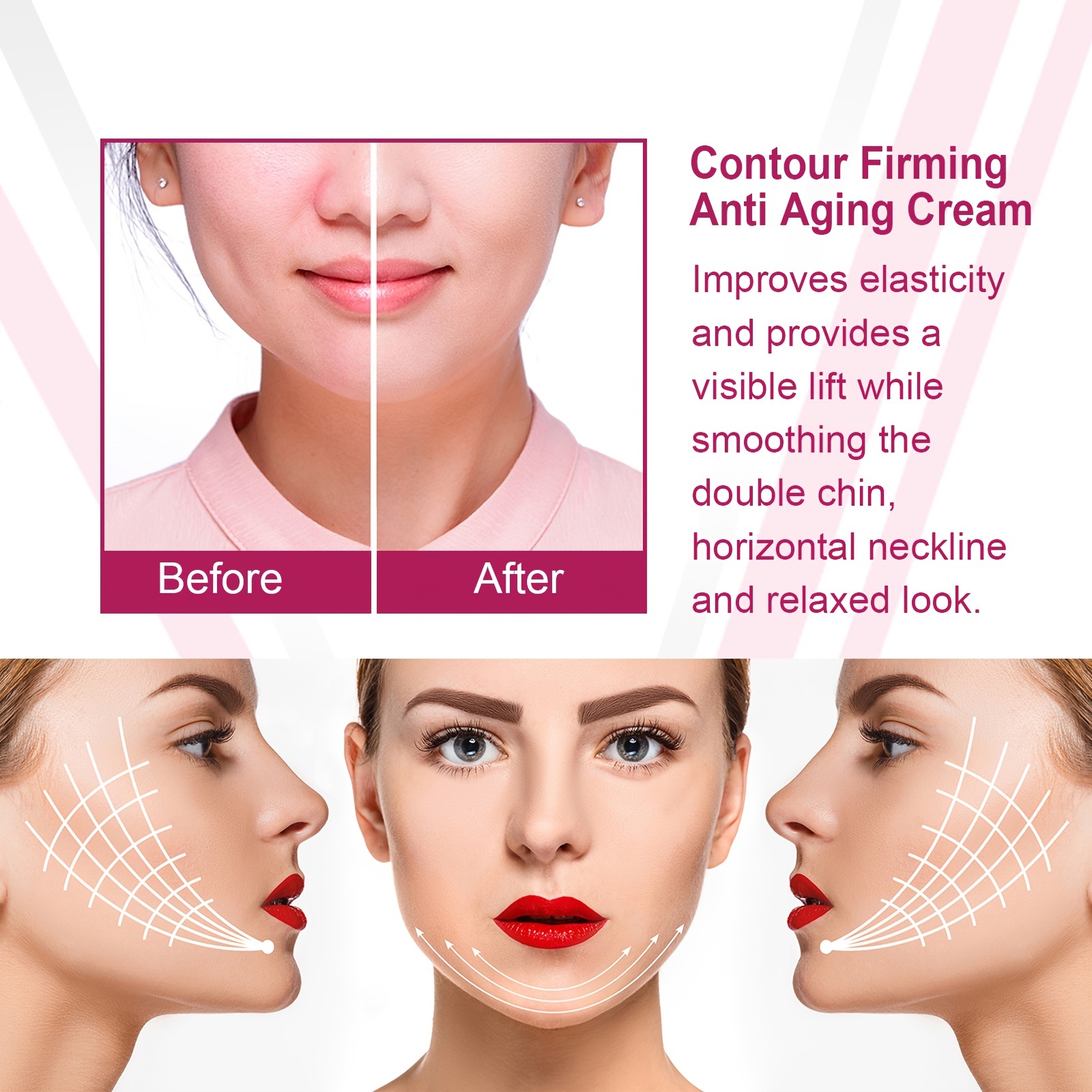Double Chin Firming Cream Anti Wrinkle & Anti Aging Face & Neck
