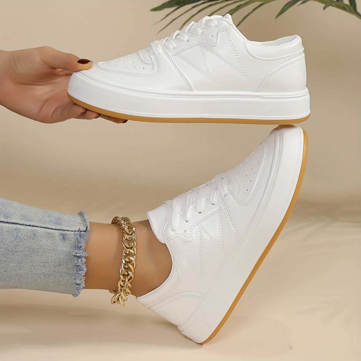 Zapatos Blancos Para Mujer - Temu