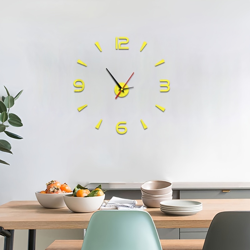 1pc Simple Acrylic DIY Wall Clock Decor