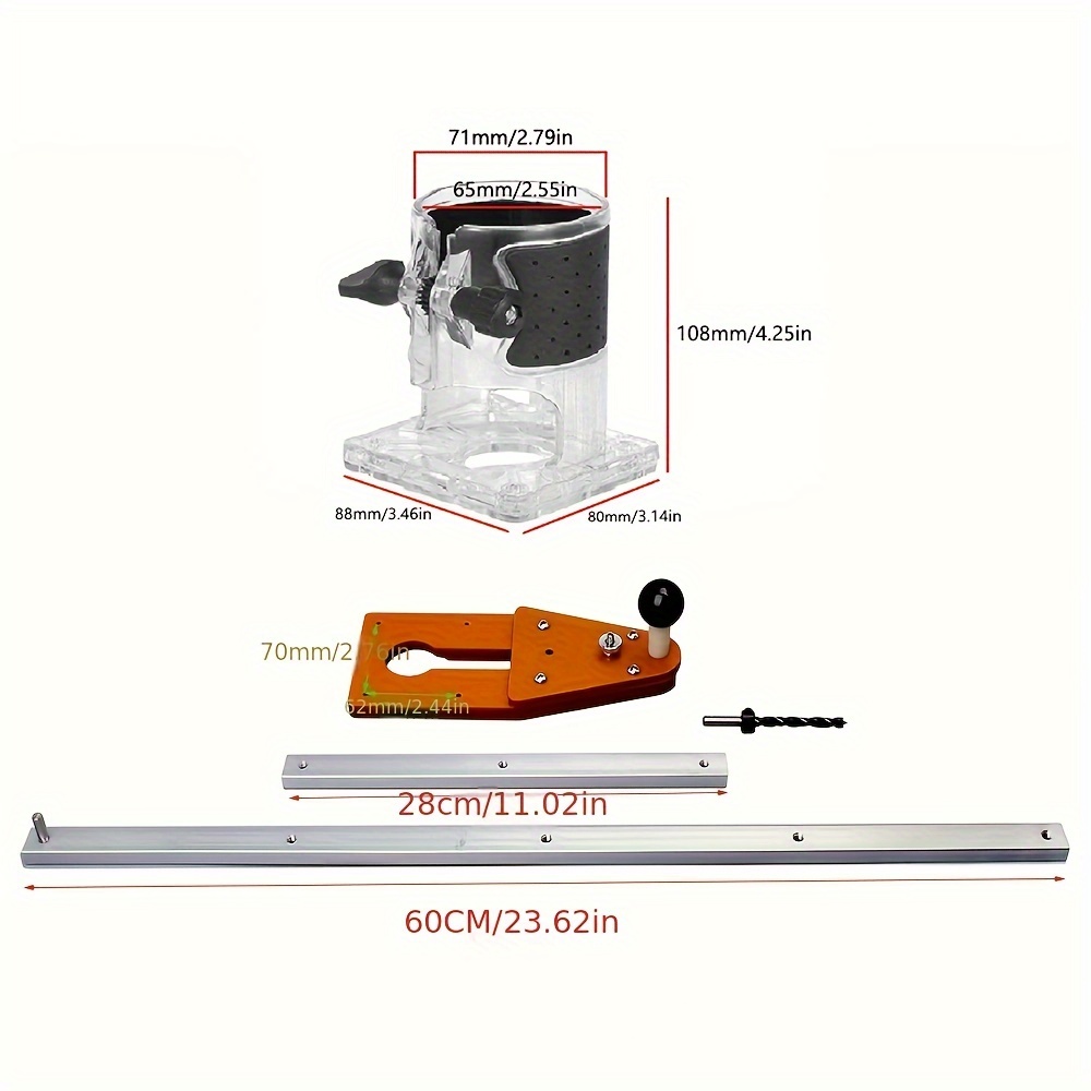 Circleguidekit router jig for routing small and large online circles