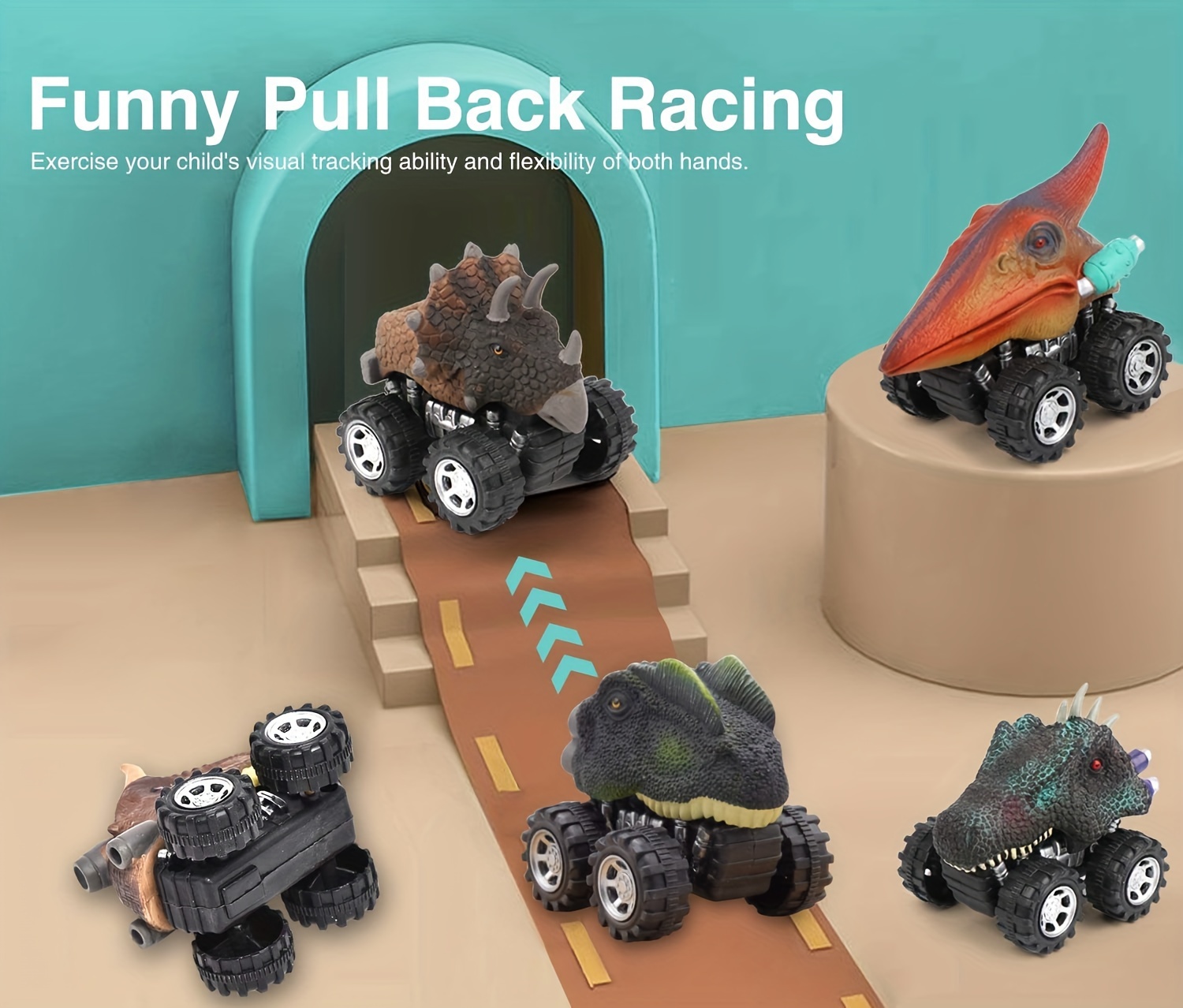 Dinosaur Spielzeug Pull back auto Realistisches Dinosaurier - Temu Germany