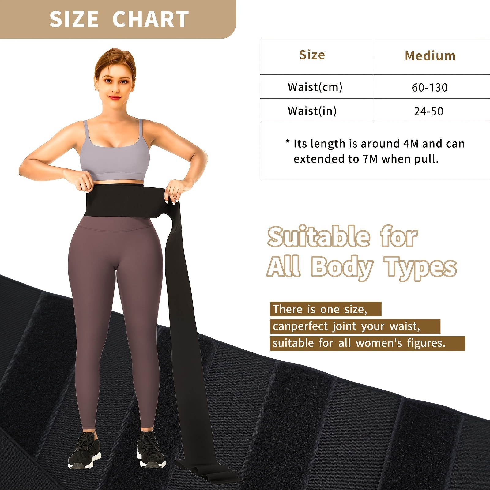 Women Waist Trainer Sweat Belt Tummy Control Workout Gym Shapewear