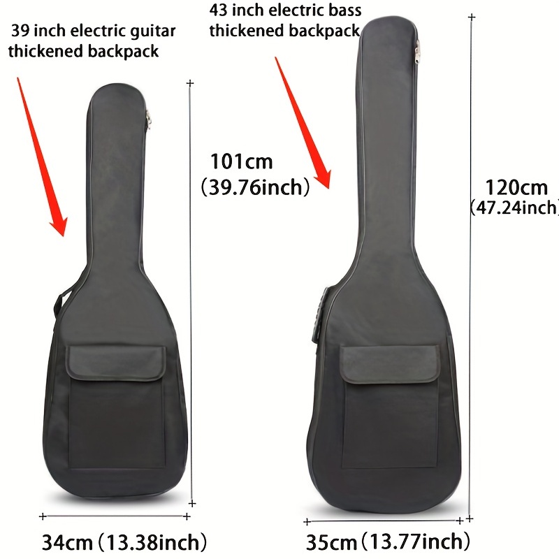 Double Shoulder Electric Guitar Bass Backpack Perfect - Temu Canada