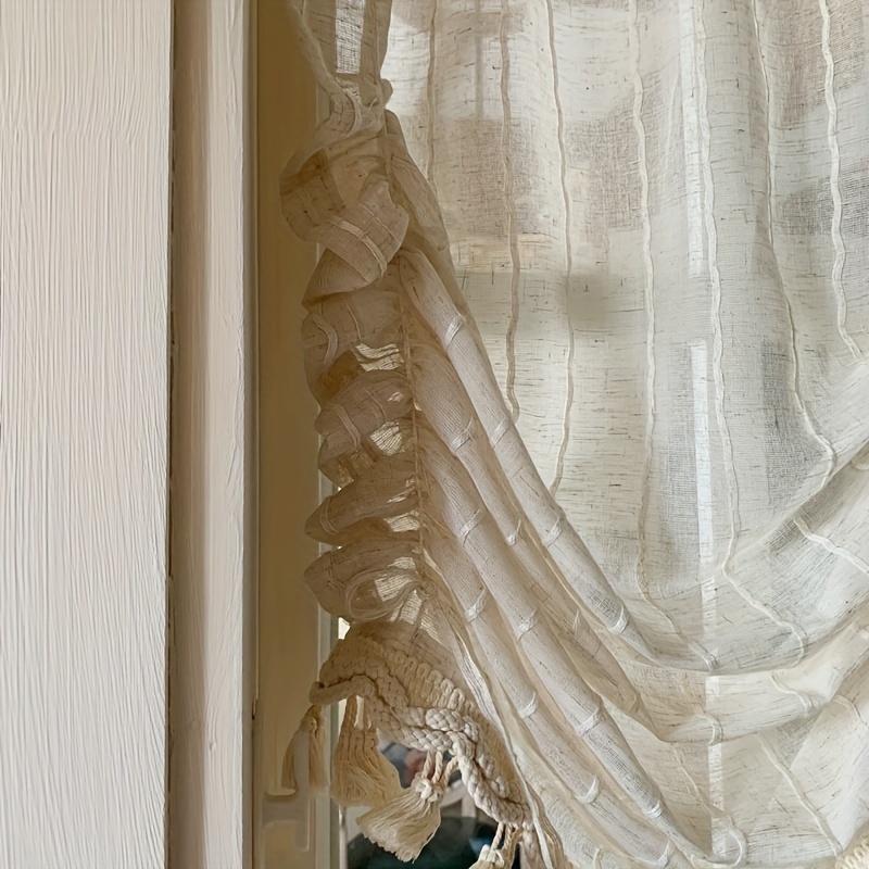 Rideau de porte Padova brun/blanc, différentes tailles