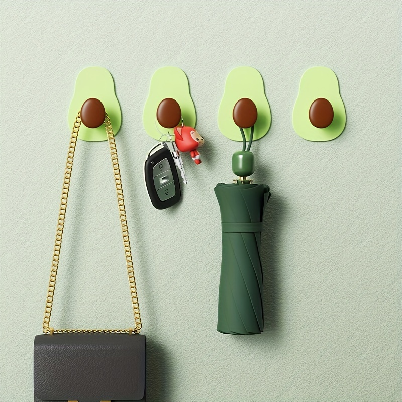3Pcs Creative Self Adhesive Wall Hooks Key Holder Umbrella Design DIY Home  Decor