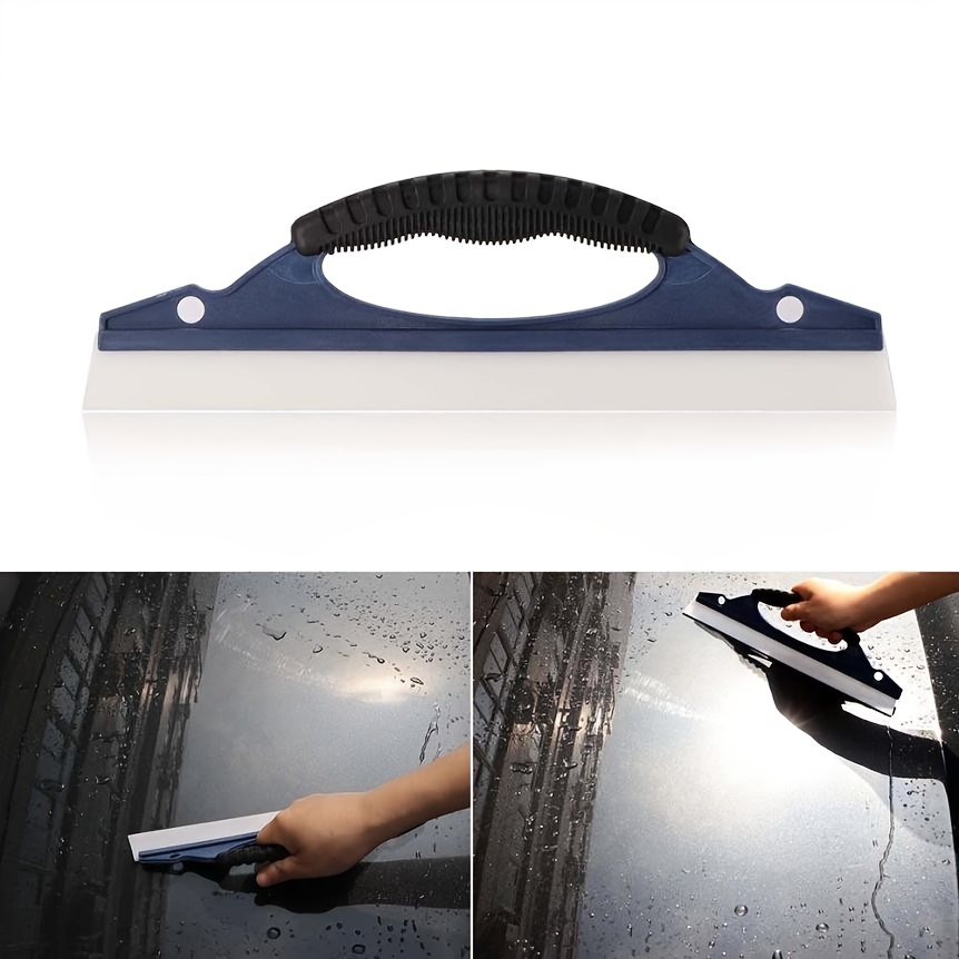 GS Silicone Water Wiper Plate Glass Cleaner Scraper Quick  Drying Blade Squeegee Auto Car Windshield Window Washing Cleaning  Accessories Tool : Automotive