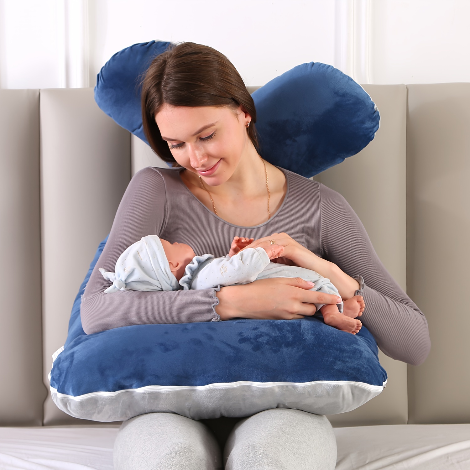 Comfortably Support Your Pregnancy With This Crystal Velvet U-shaped Maternity  Pillow, Christmas, Halloween, Thanksgiving Day Gift - Temu Germany