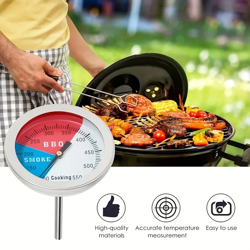 Stainless Steel Oven Thermometer, Bbq Thermometer Gauge, Kitchen Cooking  Oven Thermometer, Smoker Temp Gauge, Grill Thermometer, Kitchen Supplies,  Kitchen Stuff, Kitchen Gadgets - Temu