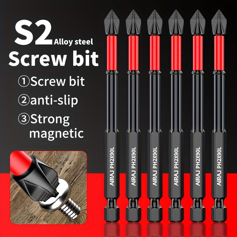 

High Hardness Magnetic Drill Bit, New Anti-slip Magnetic Drill Bit, Super Magnetic Drill Screwdriver Bit