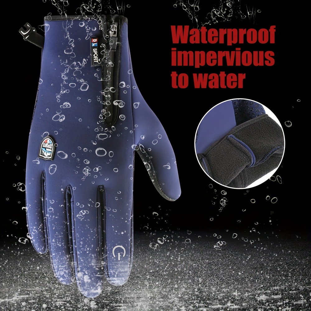Winter Touchscreen Waterproof Windproof Gloves Thermal Fleece Skiing Cycling