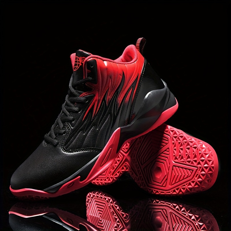 Men's Colorful Basketball Sneakers - Comfort, Shock Absorption & Non-slip  For Training & Competition - Temu