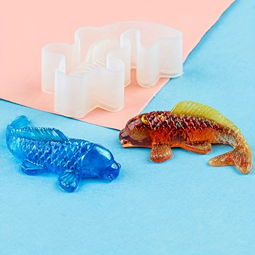 Carp Silicone Molds Diy Animal Resin Molds Koi Fish Epoxy - Temu