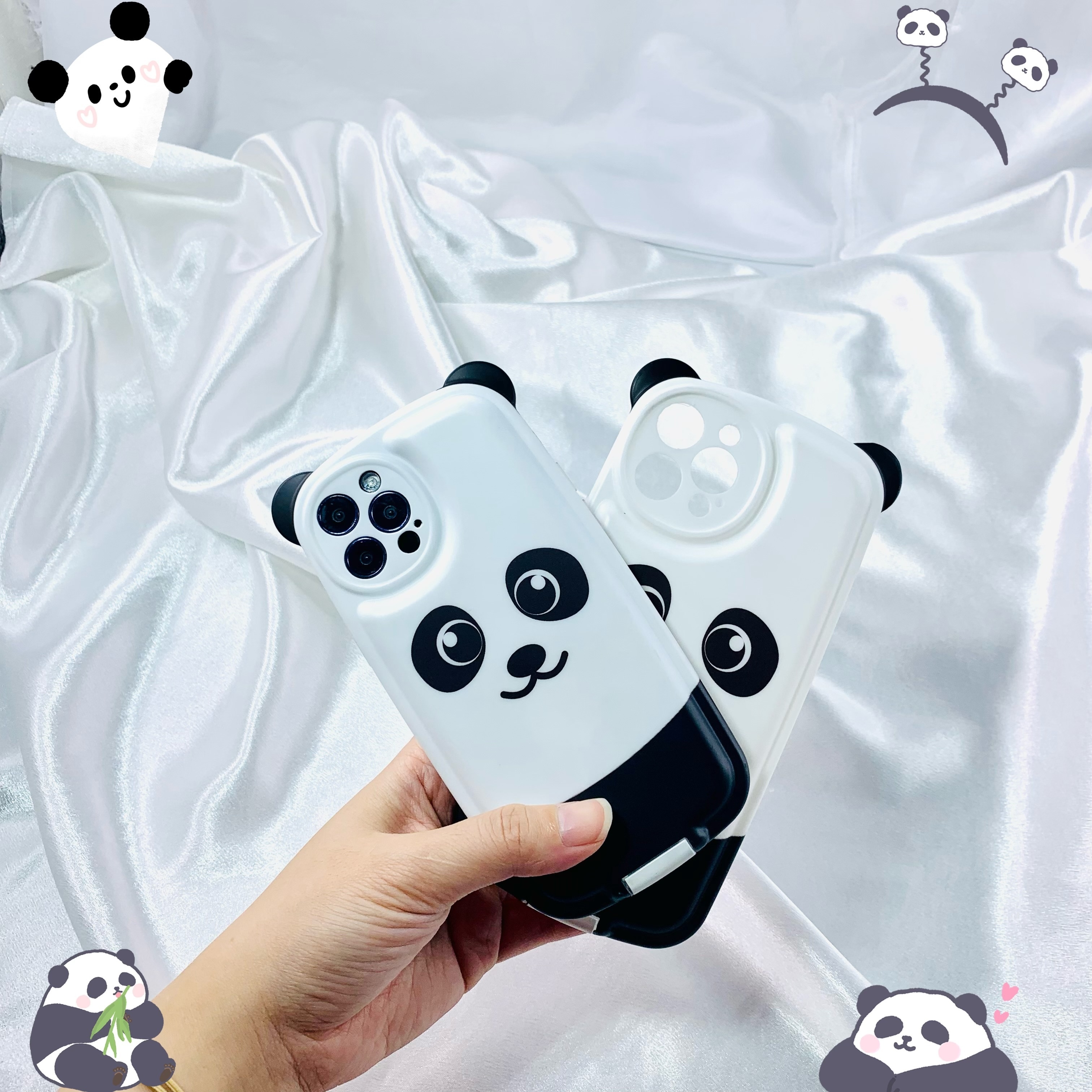 Capa Fofa De Desenho Animado Panda Para IPhone 15/14/13/12/11 Pro Max -  Temu Portugal