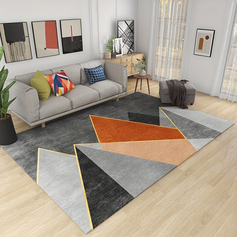  CMX-BOX Alfombra redonda moderna para el hogar, sala de estar, alfombra  grande para interiores, sofá, mesa de café, antideslizante, decoración de  suelo, 31.5 in, 39.4 in, 47.2 in, 55.1 in, 63.0