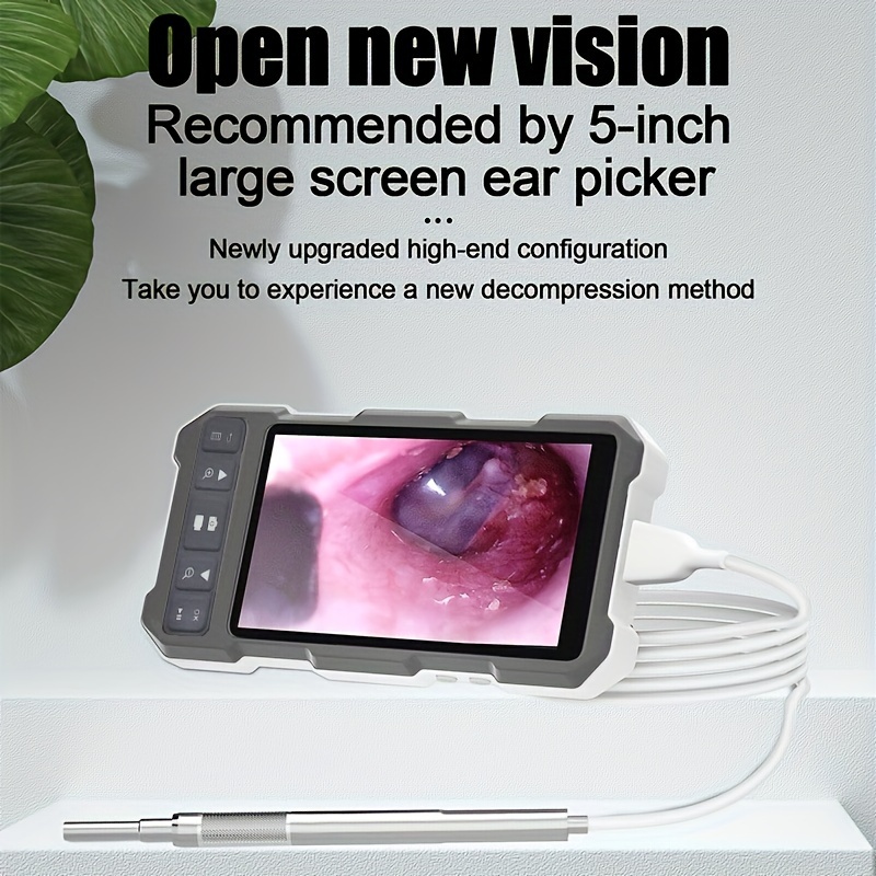Acquista Endoscopio per pulizia dell'orecchio 3 in 1 da 5,5 mm USB Visual  Earpick HD Camera Spoon Otoscopio