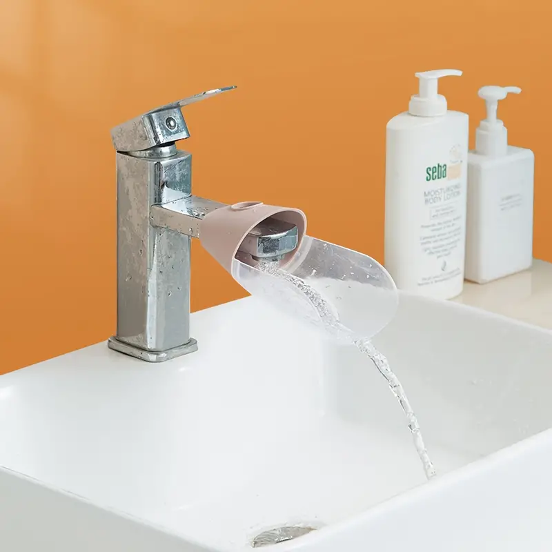 1pc faucet extender kitchen sink spout extender kitchen gadgets random color details 0