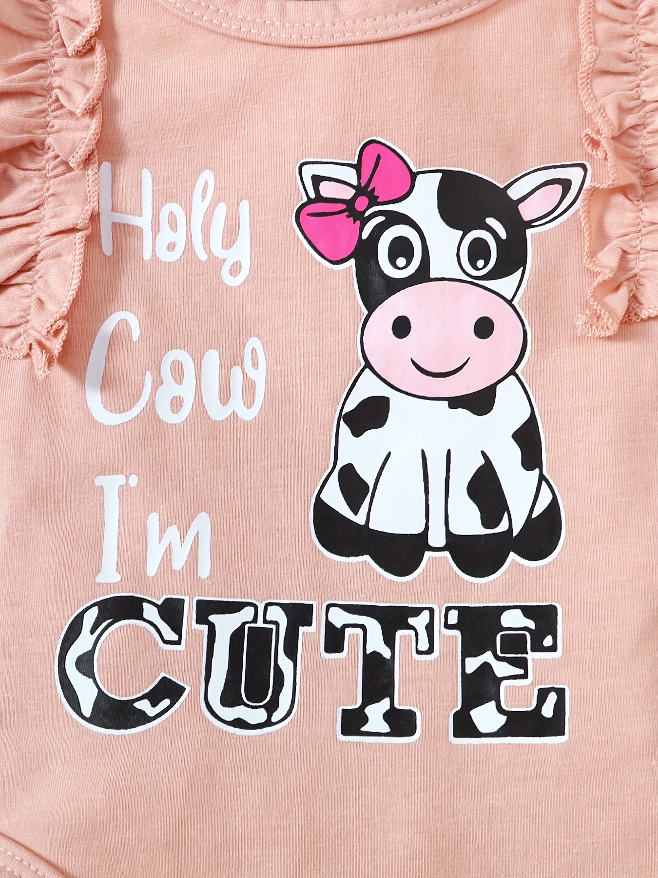 Holy Cow I'm Cute Baby Girl Onesie® Cow Baby Bodysuit Funny Baby Onesie®  Cute Baby Shower Gift New Baby Girl -  Canada