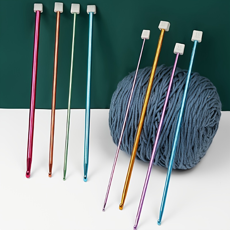 Knitting Needle Set (b) (l) Straight Single Pointed - Temu