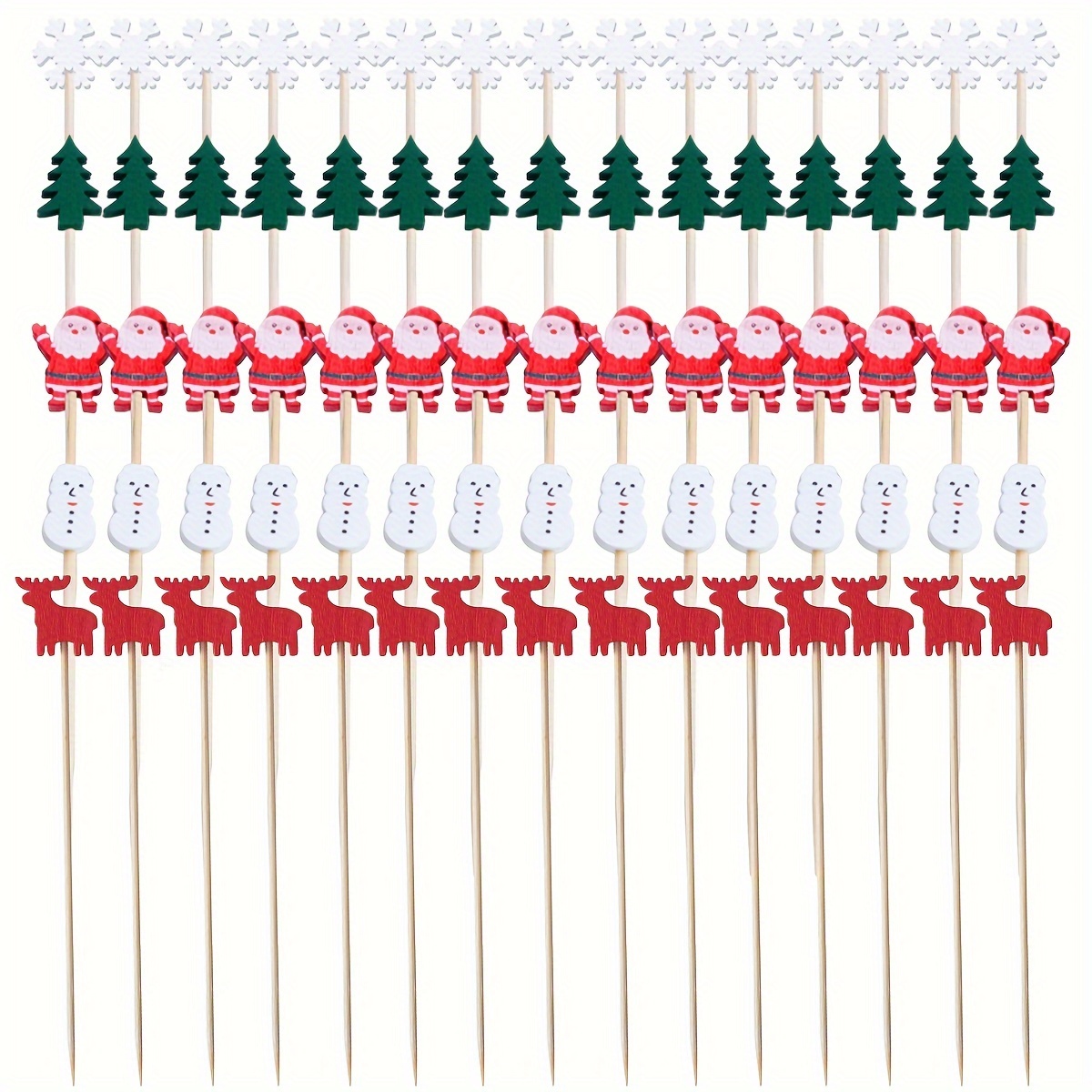 Christmas Cocktail Picks Appetizer Decorative Toothpicks - Temu