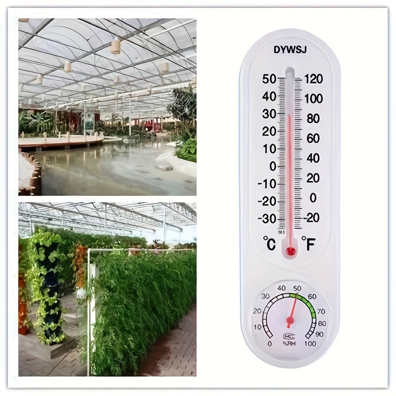 Greenhouse Temperature Humidity Meter Wall Hanging Thermometer Hygrometer  Tools