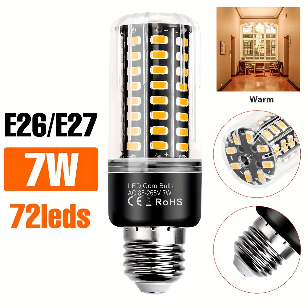 Led Lamp Bulb E27 220v Led Candle Light Indoor Lighting E14 Led
