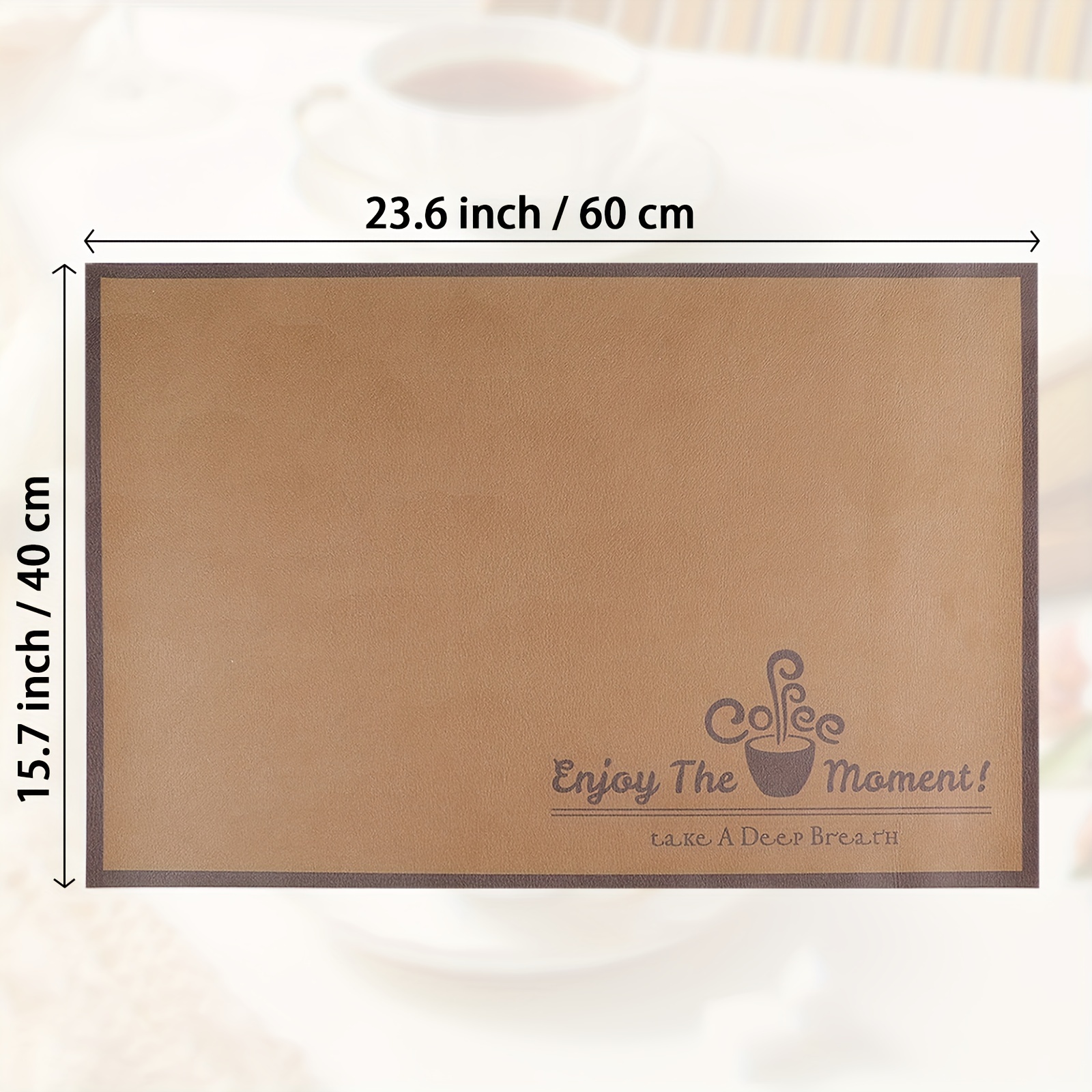 Retro Coffee Mat Coffee Bar Mat For Countertops Accessories - Temu