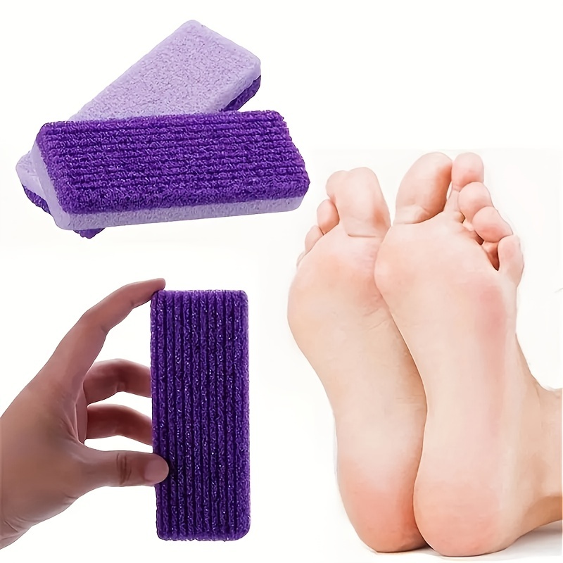 2 in 1 Pumice Stone for Feet,6 Pack Foot Scrubber & Callus Remover, Stone  Scrubber for Hard Skin,Foot Pumice,Dead Skin Remover for Feet, Heels, Hands