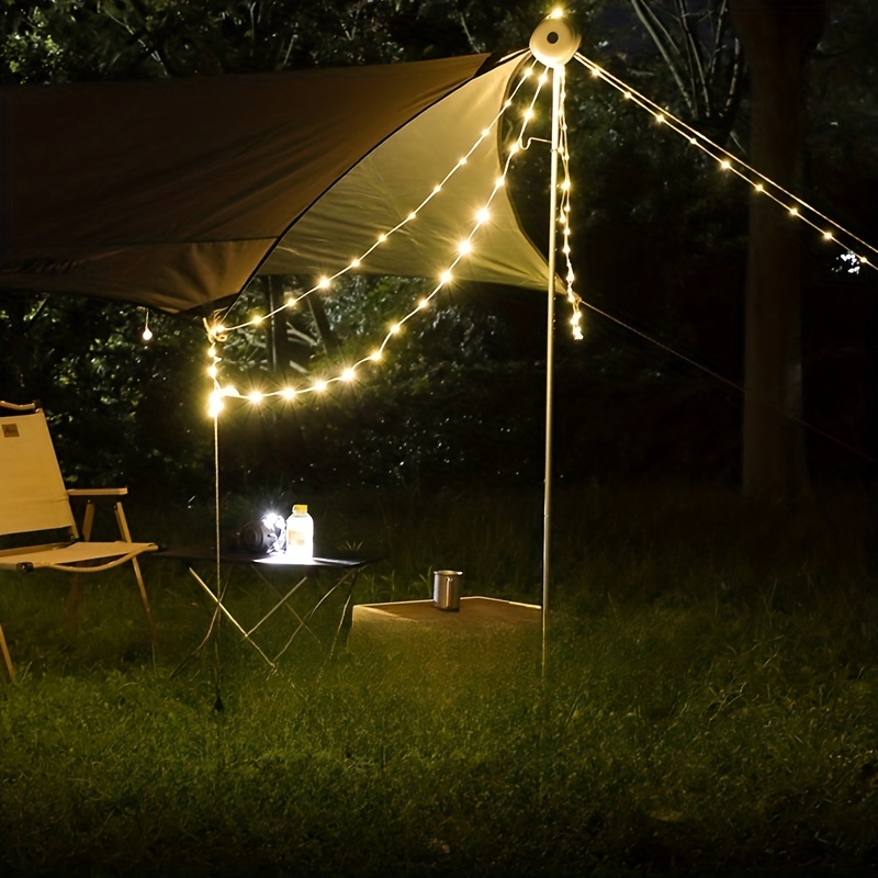 Led Camping Light Usb Charging Outdoor Tent String Lights - Temu